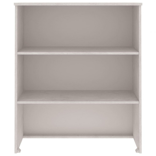 Topo p/ armário alto HAMAR 85x35x100 cm pinho maciço branco M 3