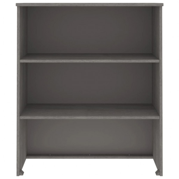 Aparador superior HAMAR pino macizo gris claro 85x35x100 cm M 3