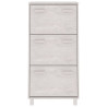 Zapatero HAMAR madera maciza de pino blanca 59.5x35x117 cm 3