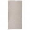 Alfombra de exterior de tejido plano gris taupe 100x200 cm 1