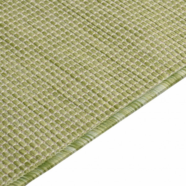 Tapete de tecido plano para exterior 160x230 cm verde M 4