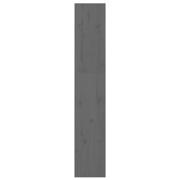 Estantería/divisor de espacios madera pino gris 60x30x167.5 cm M 4