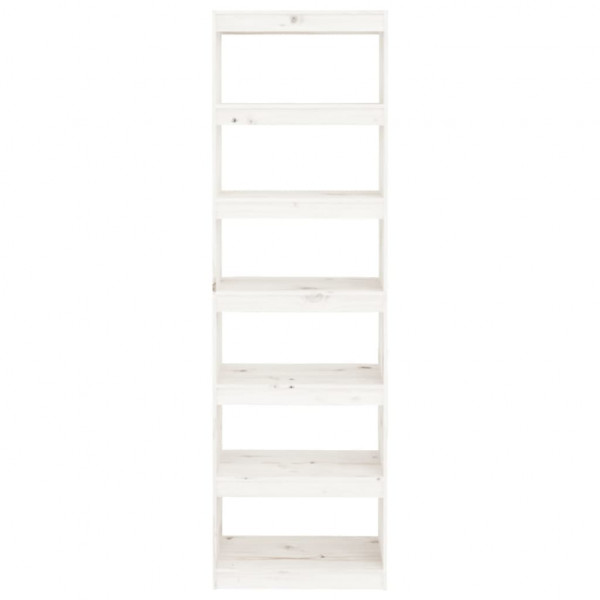 Estantería/divisor de espacios madera pino blanco 60x30x199.5cm M 5