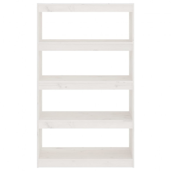 Estantería/divisor de espacios madera pino blanco 80x30x135.5cm M 5