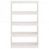 Estantería/divisor de espacios madera pino blanco 80x30x135.5cm 5