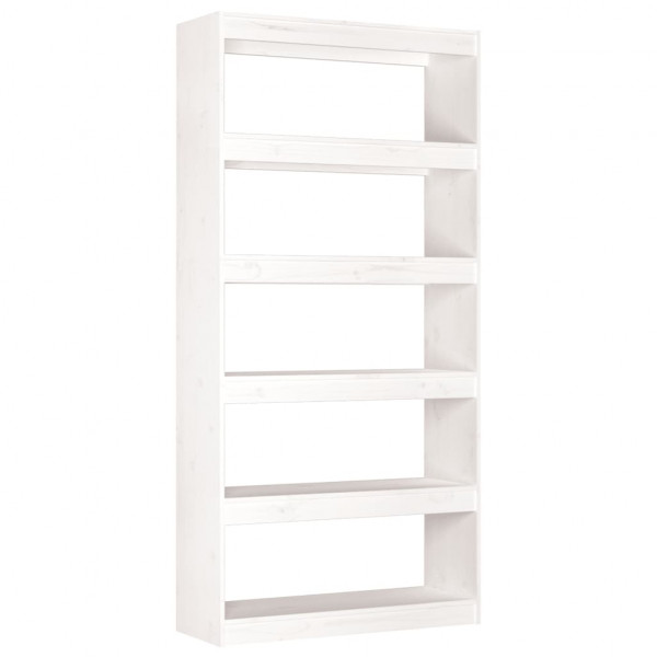 Estantería/divisor de espacios madera pino blanco 80x30x167.4cm M 2