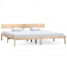 Estrutura de cama super king 180x200 cm pinho maciço 2