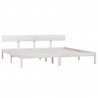 Estructura de cama madera maciza de pino blanco 180x200 cm 3