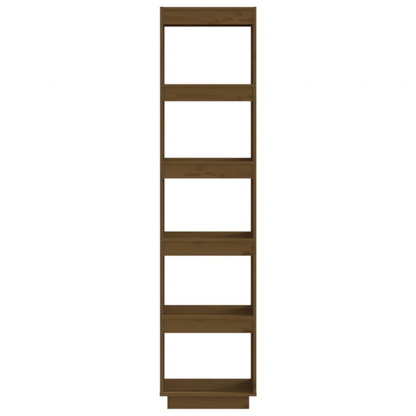 Estante/divisória 40x35x167 cm pinho maciço castanho mel M 5