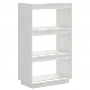 Estante/divisória 60x35x103 cm pinho maciço branco H