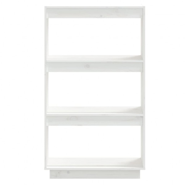 Estante/divisória 60x35x103 cm pinho maciço branco M 5