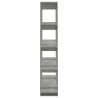 Estante/divisória 100x30x160 cm cor cinzento cimento 4