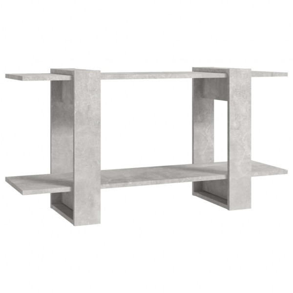 Estantería madera contrachapada gris hormigón 100x30x51 cm M 2