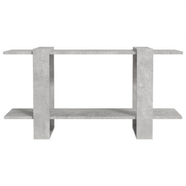 Estantería madera contrachapada gris hormigón 100x30x51 cm M 3