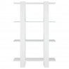 Estante/divisória 80x30x123.5 cm branco 5