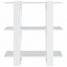 Estante/divisória 80x30x87 cm branco 5