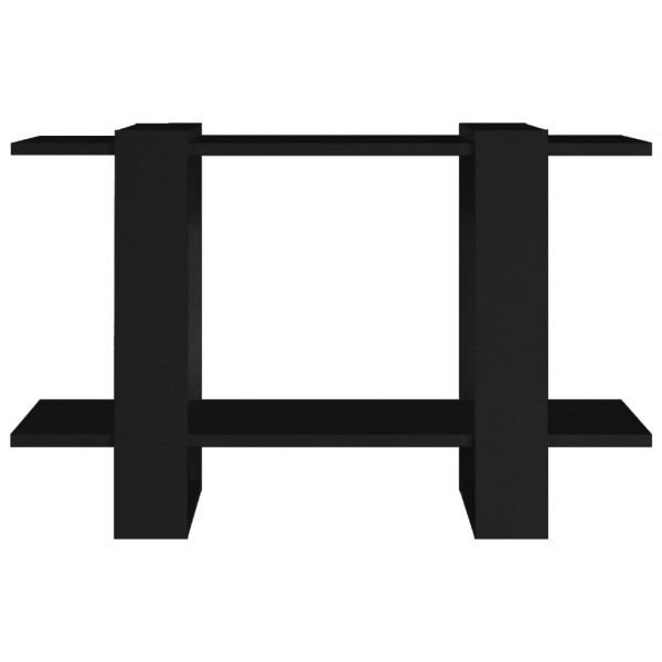 Estantería/divisor de espacios negro 80x30x51 cm M 5