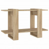 Estantería/divisor de espacios color roble Sonoma 80x30x51 cm 2