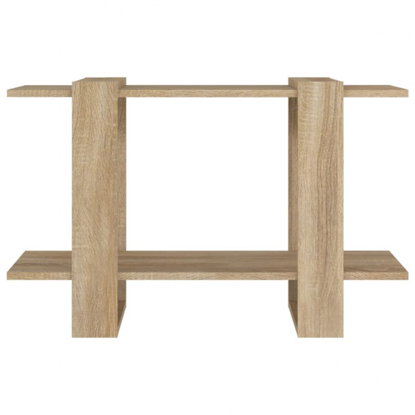 Estantería/divisor de espacios color roble Sonoma 80x30x51 cm M 5