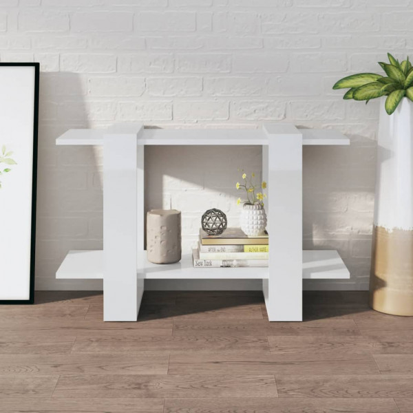 Estante/divisória 80x30x51 cm branco brilhante M 3