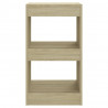 Estantería/divisor de espacios color roble Sonoma 40x30x72 cm 3