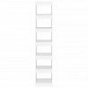 Estantería/divisor de espacios blanco 40x30x198 cm 5