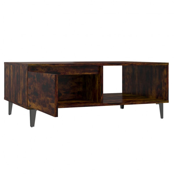 Mesa de centro 90x60x35 cm derivados de madeira carvalho fumado M 5