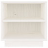 Mesita de noche de madera maciza de pino blanco 40x34x40 cm 5
