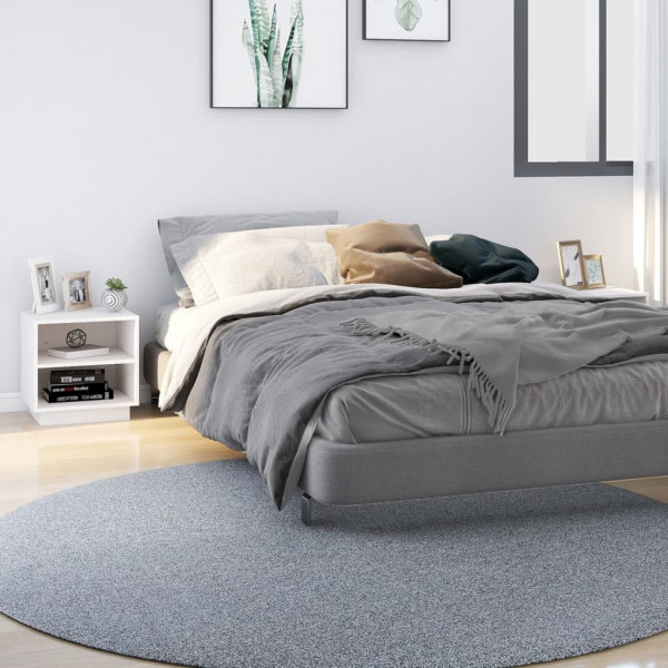 Mesitas de noche 2 uds madera maciza de pino blanco 40x34x40 cm D