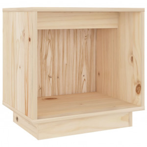 Mesitas de noche 2 uds madera maciza de pino 40x30x40 cm H