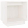 Mesas de cabeceira 2 pcs 40x30x40 cm pinho maciço branco 2