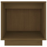 Mesa de cabeceira 40x30x40 cm pinho maciço castanho mel 4