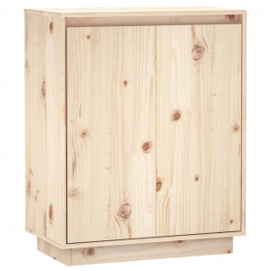 Aparador de madera maciza de pino 60x34x75 cm H