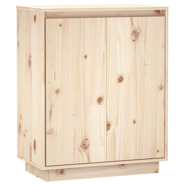 Aparador de madera maciza de pino 60x34x75 cm M 2