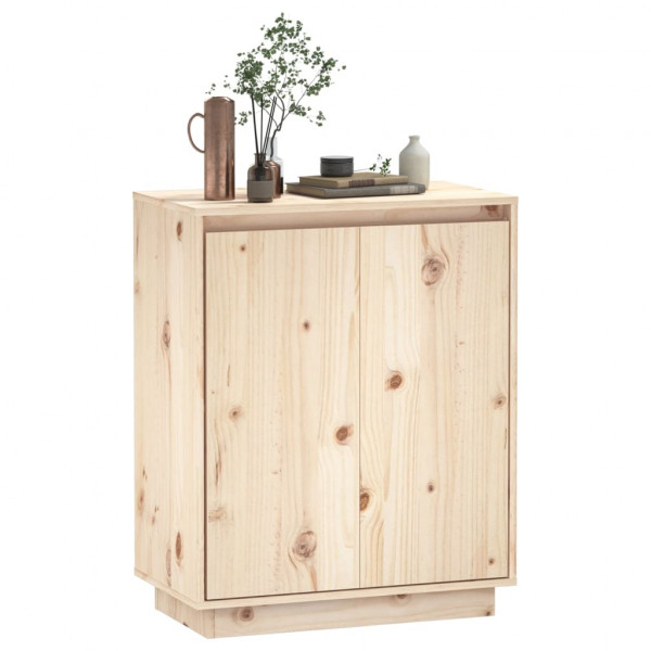 Aparador de madera maciza de pino 60x34x75 cm M 4