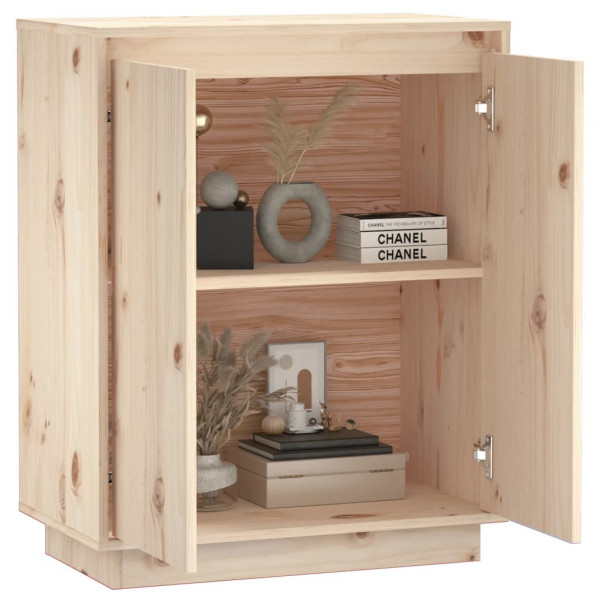 Aparador de madera maciza de pino 60x34x75 cm M 5