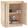 Aparador de madera maciza de pino 60x34x75 cm 5