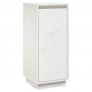 Aparador de madera maciza de pino blanco 31.5x34x75 cm H