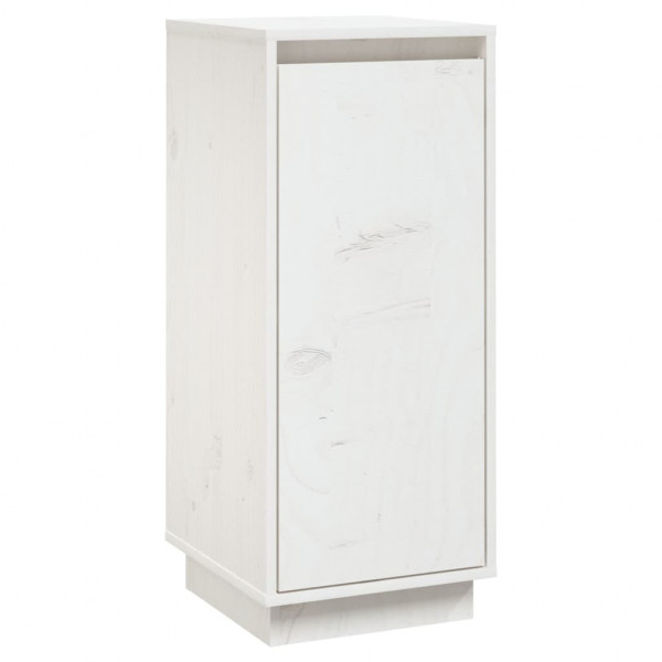Aparador de madera maciza de pino blanco 31.5x34x75 cm M 2