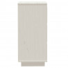 Aparadores 2 pcs 32x34x75 cm madeira de pinho maciça branco 5