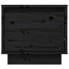 Mesitas de noche 2 uds madera maciza de pino negro 35x34x32 cm 5