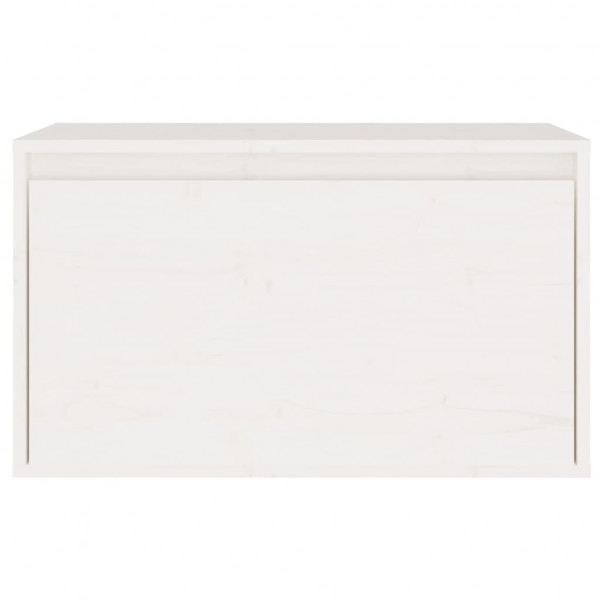 Armario de pared de madera maciza de pino blanco 60x30x35 cm M 5