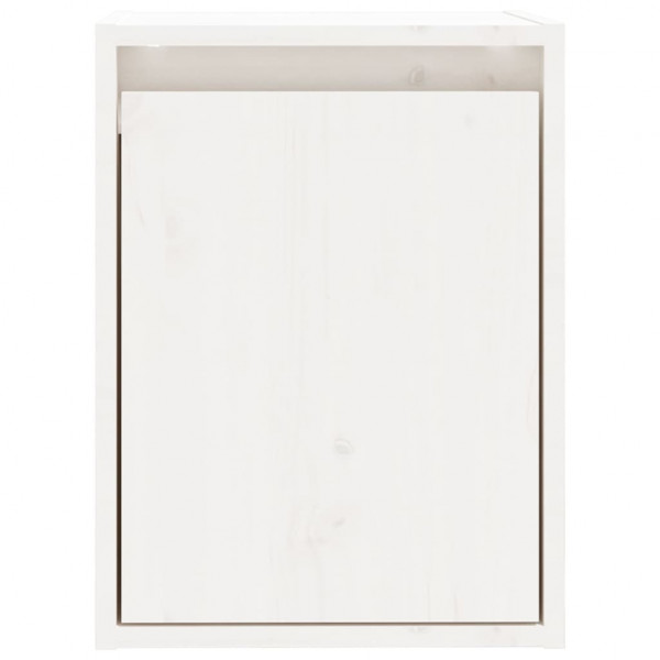 Armario de pared de madera maciza de pino blanco 30x30x40 cm M 5