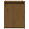 Armario de pared madera maciza de pino marrón miel 30x30x40 cm 5