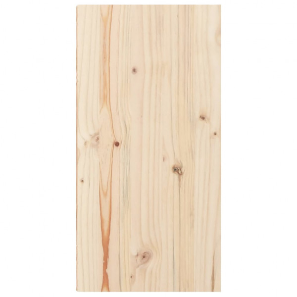 Armario de pared 2 uds madera maciza de pino 30x30x60 cm M 5