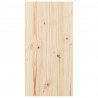 Armario de pared 2 uds madera maciza de pino 30x30x60 cm 5