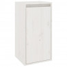 Armario de pared 2 uds madera maciza de pino blanco 30x30x60 cm 3