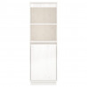 Aparador alto de madera maciza de pino banco 37x34x110 cm 5