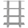 Estantería/divisor de espacios gris Sonoma 100x30x123.5 cm 3
