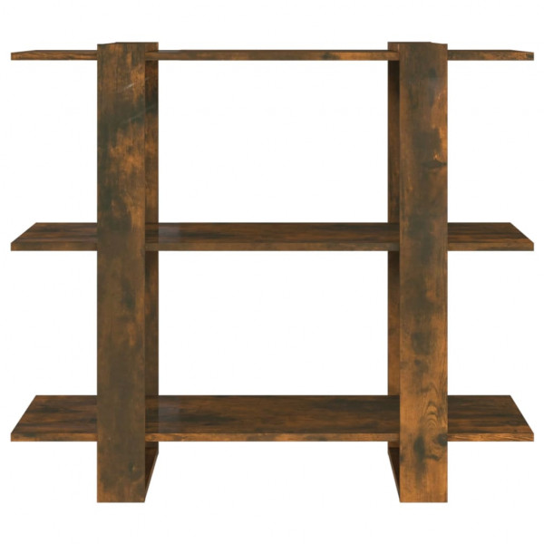 Estantería/divisor de espacios color roble ahumado 100x30x87 cm M 3